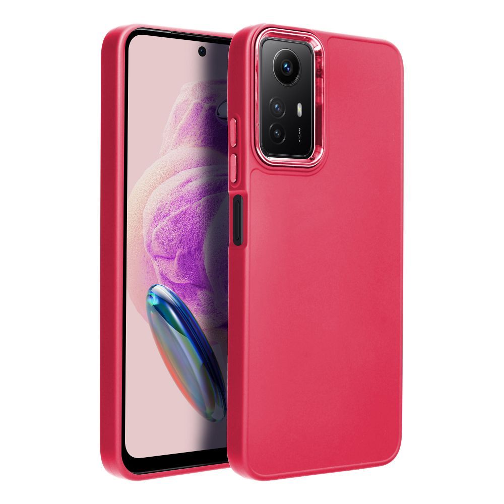Pokrowiec FRAME malinowy Xiaomi Redmi Note 12S / 2
