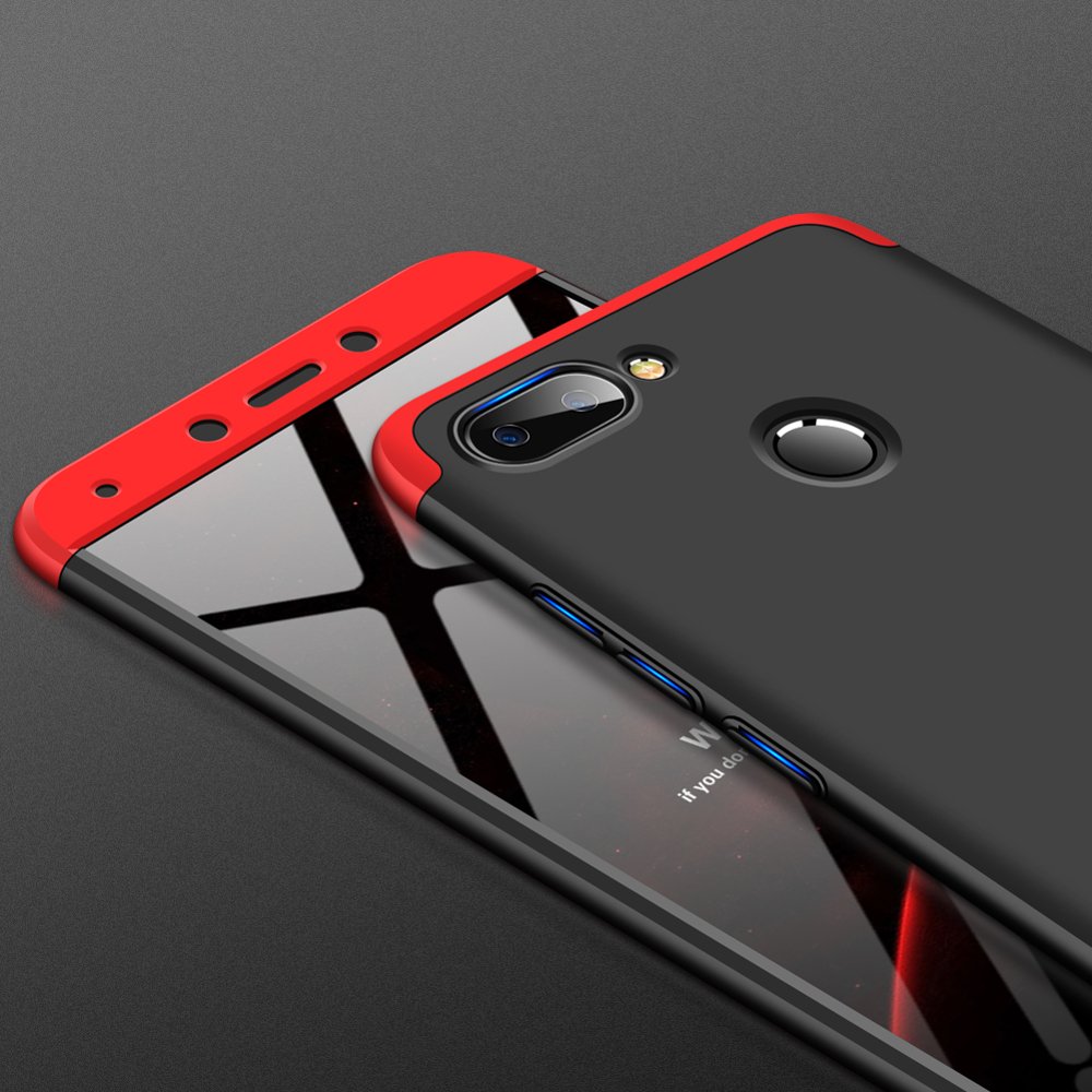 Pokrowiec GKK 360 Protection Case czarno-czerwony Xiaomi Redmi 6 / 5