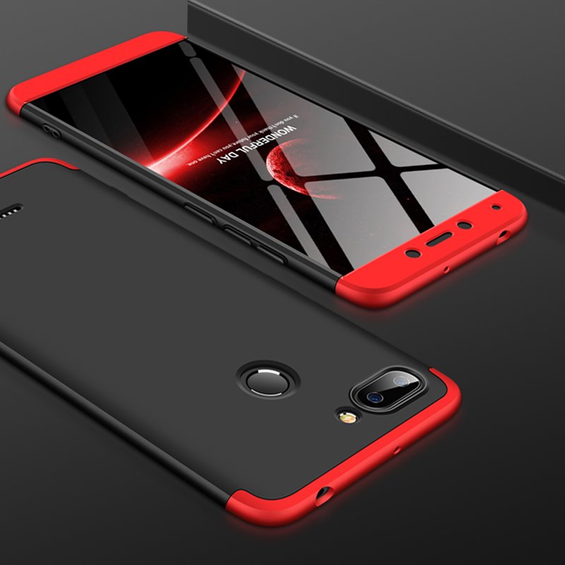 Pokrowiec GKK 360 Protection Case czarno-czerwony Xiaomi Redmi 6 / 6