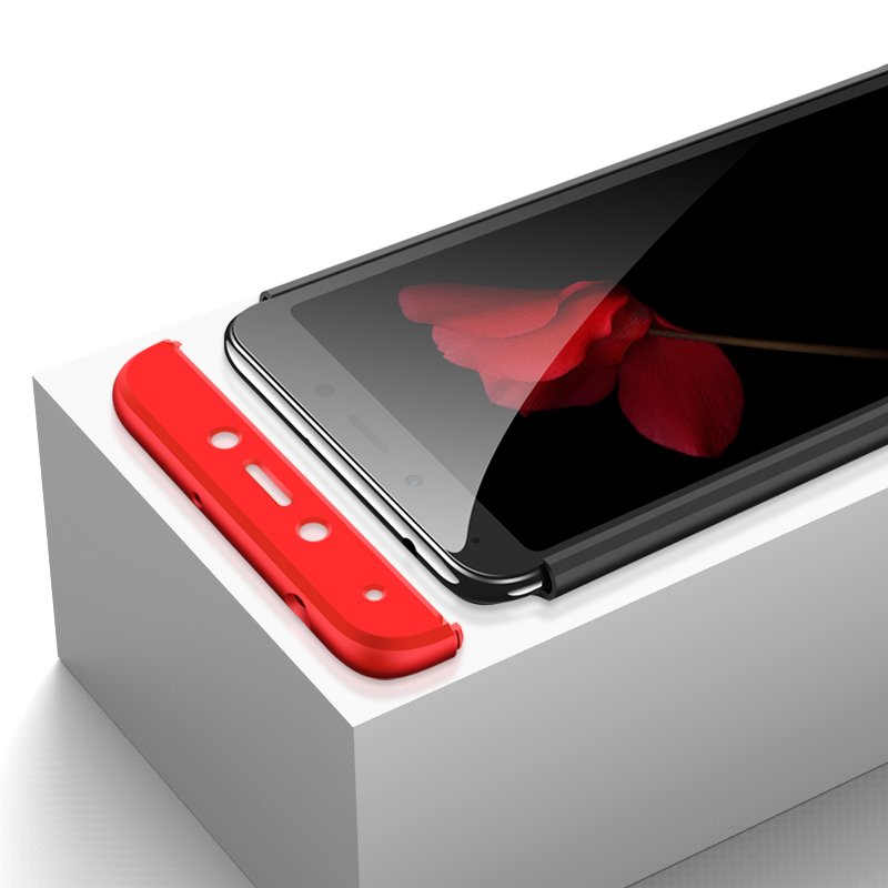 Pokrowiec GKK 360 Protection Case czarno-czerwony Xiaomi Redmi 6 / 7