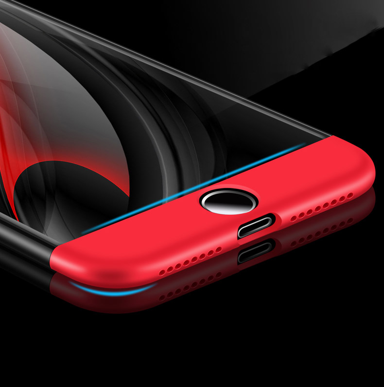 Pokrowiec GKK 360 Protection Case czarny Apple iPhone 7 Plus / 6