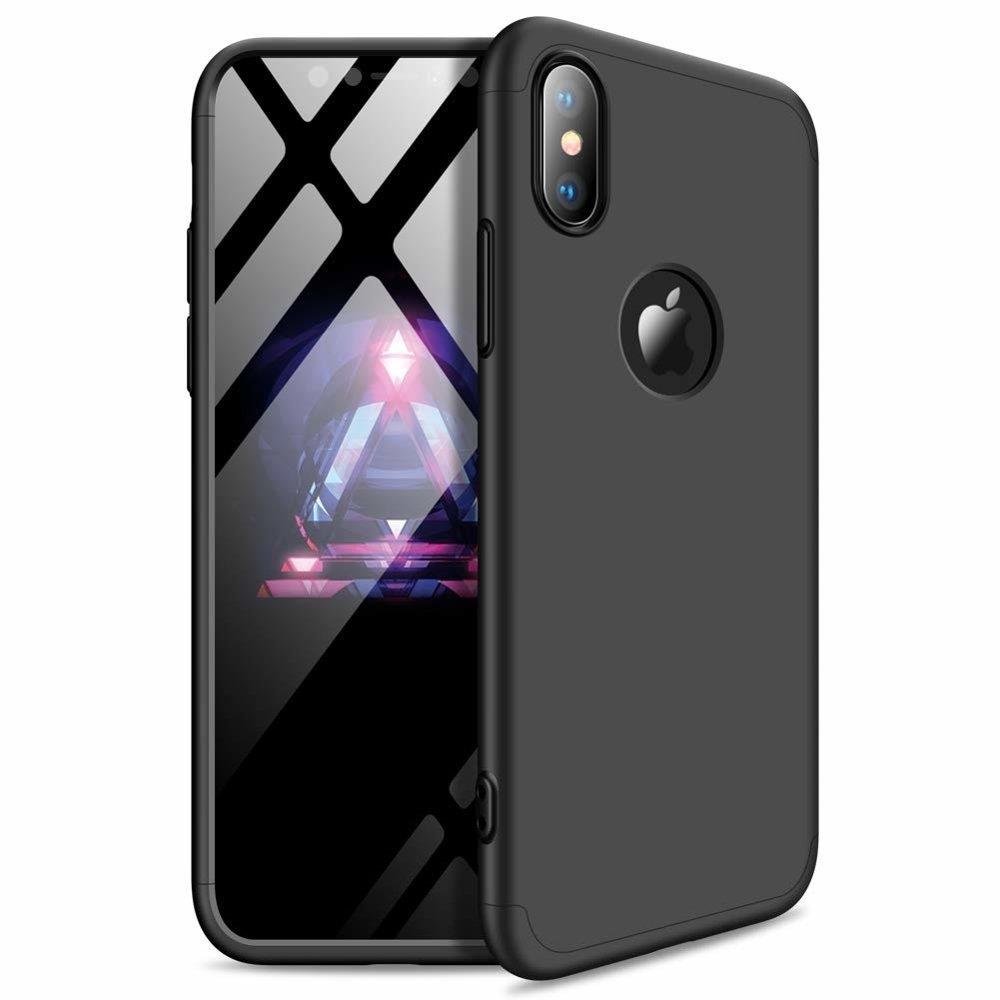 Pokrowiec GKK 360 Protection Case czarny Apple iPhone XR
