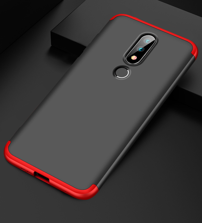 Pokrowiec GKK 360 Protection Case czarny Nokia 6.1 / 3