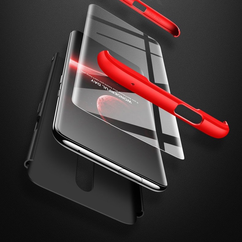 Pokrowiec GKK 360 Protection Case czarny OnePlus 7 / 4