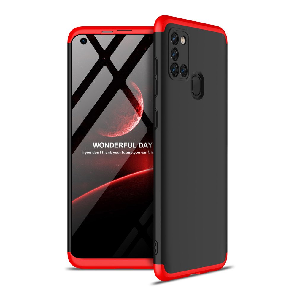 Pokrowiec GKK 360 Protection Case czarny Samsung Galaxy A21s