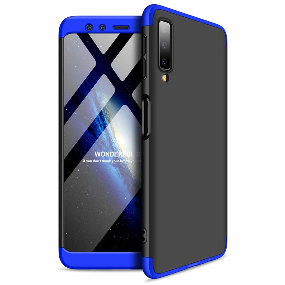 Pokrowiec GKK 360 Protection Case czarny Samsung Galaxy A7 (2018)