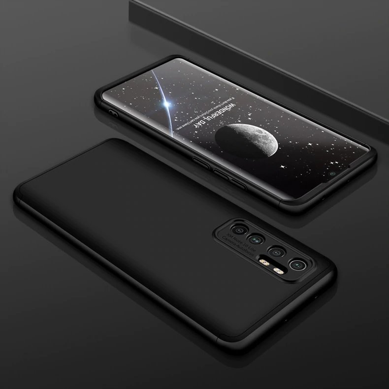 Pokrowiec GKK 360 Protection Case czarny Xiaomi Mi Note 10 Lite / 2
