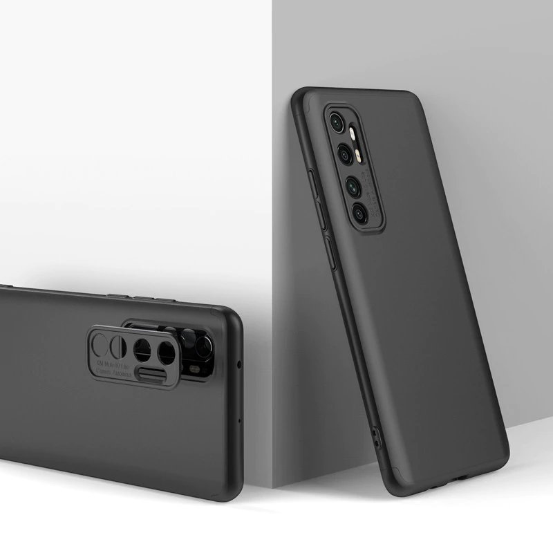 Pokrowiec GKK 360 Protection Case czarny Xiaomi Mi Note 10 Lite / 3