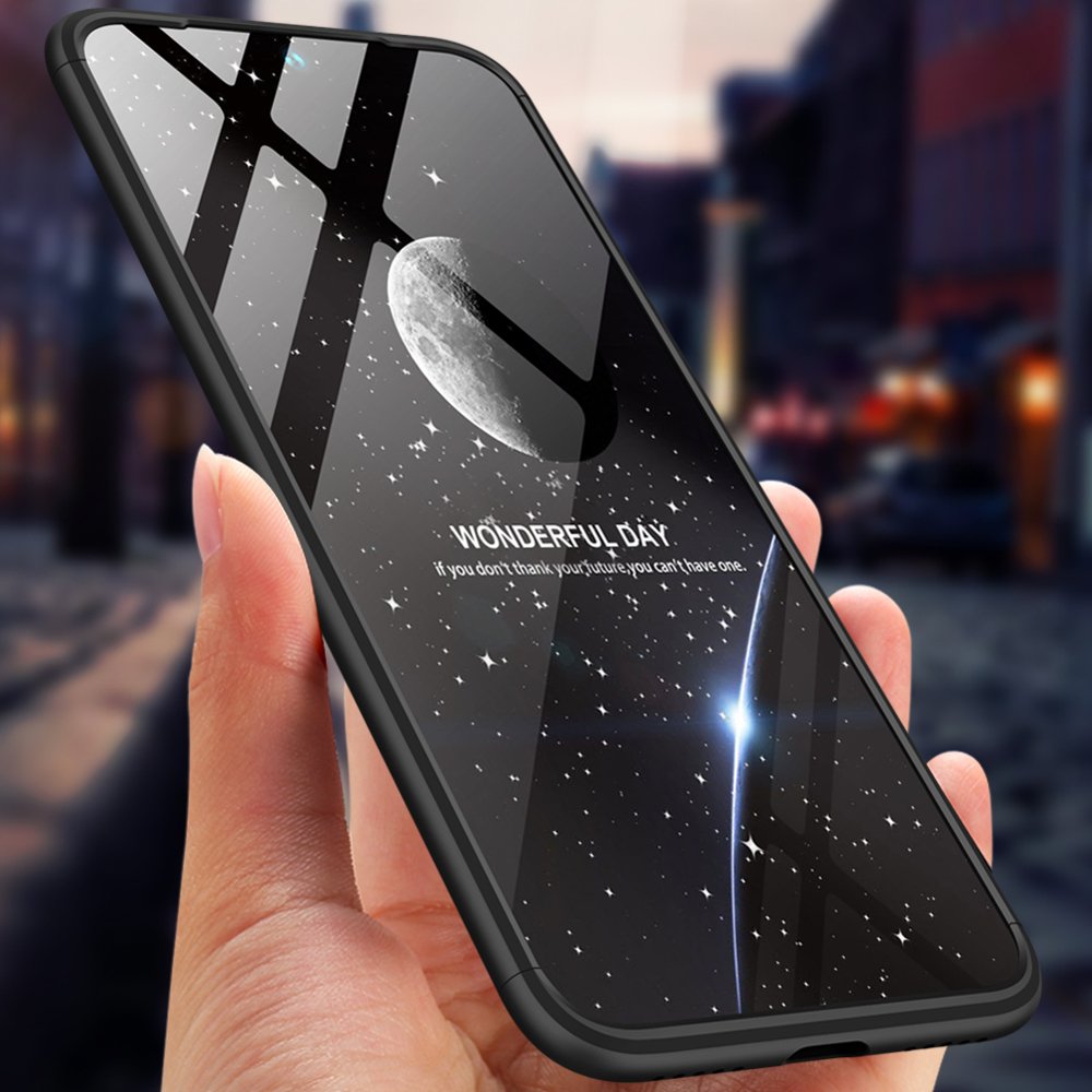 Pokrowiec GKK 360 Protection Case czarny Xiaomi Redmi 7 / 6