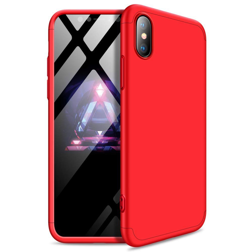 Pokrowiec GKK 360 Protection Case czerwony Apple iPhone XS Max
