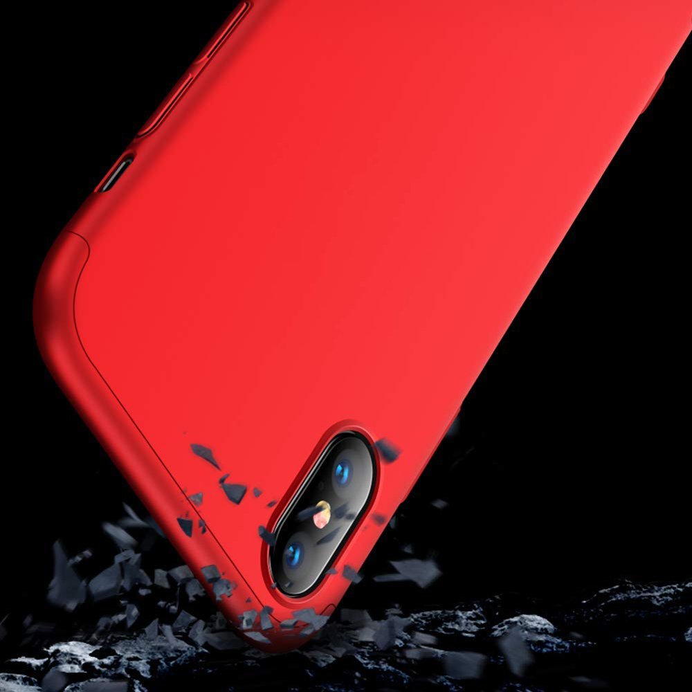 Pokrowiec GKK 360 Protection Case czerwony Apple iPhone XS Max / 2