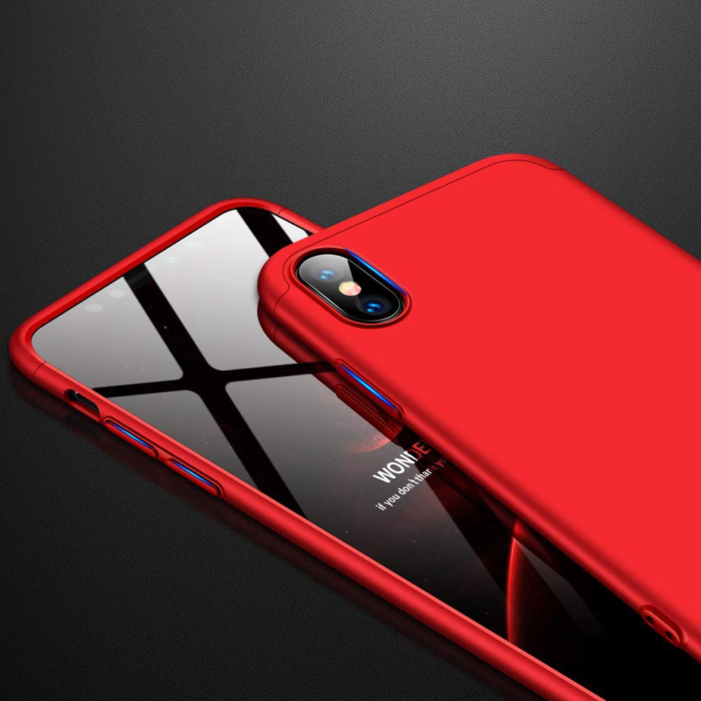 Pokrowiec GKK 360 Protection Case czerwony Apple iPhone XS Max / 6