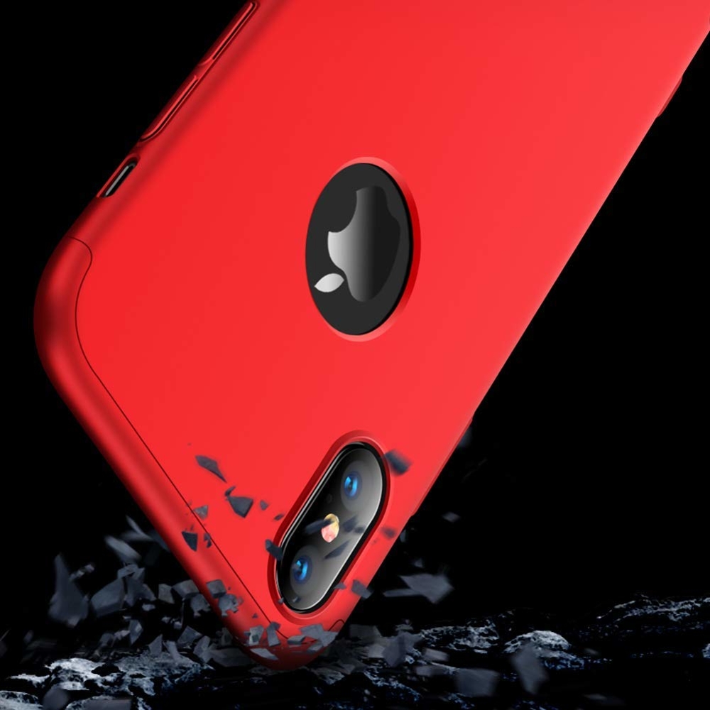 Pokrowiec GKK 360 Protection Case czerwony Apple iPhone XS Max / 2