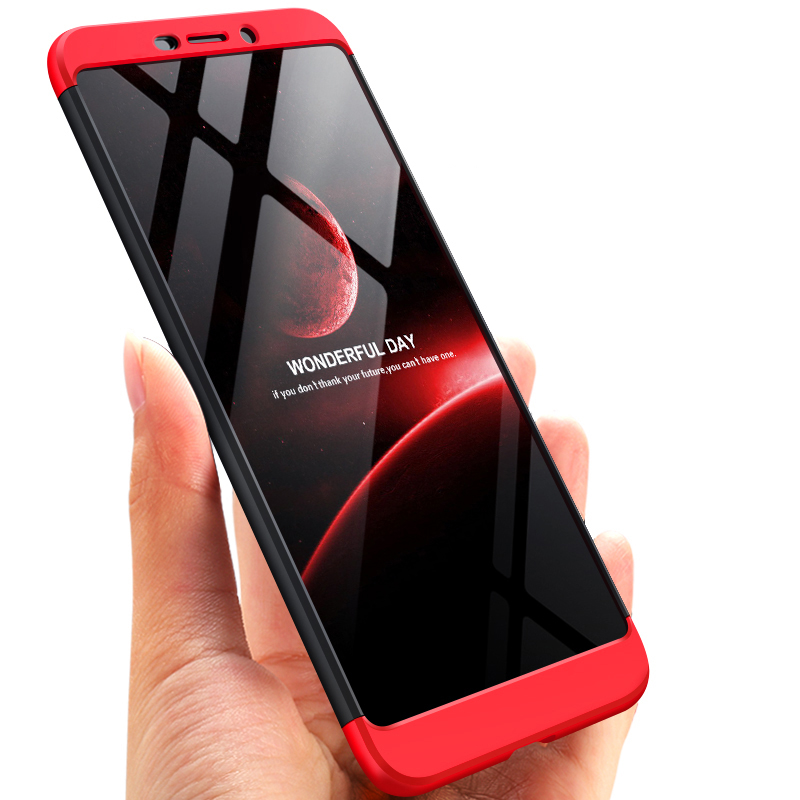Pokrowiec GKK 360 Protection Case czerwony Nokia 6.1 / 9