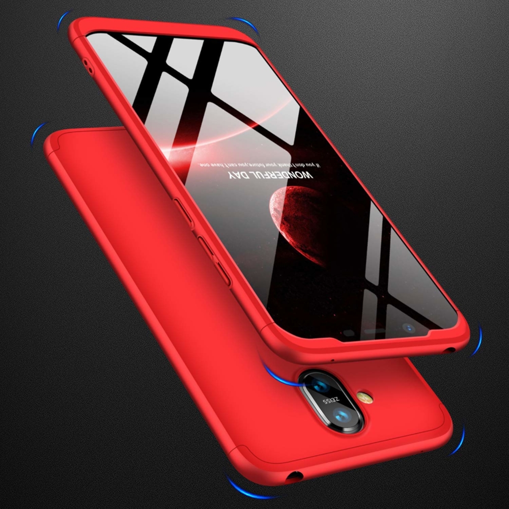 Pokrowiec GKK 360 Protection Case czerwony Nokia 8.1 / 2