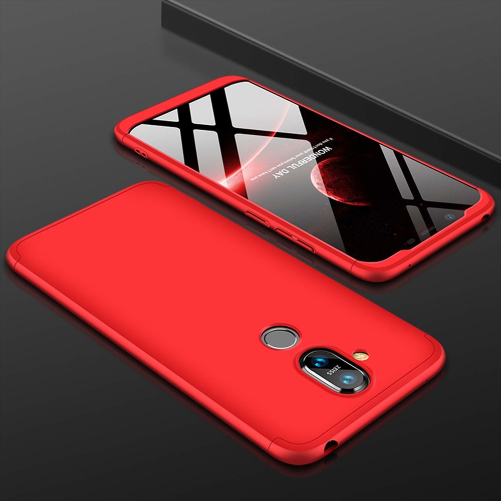 Pokrowiec GKK 360 Protection Case czerwony Nokia 8.1 / 4