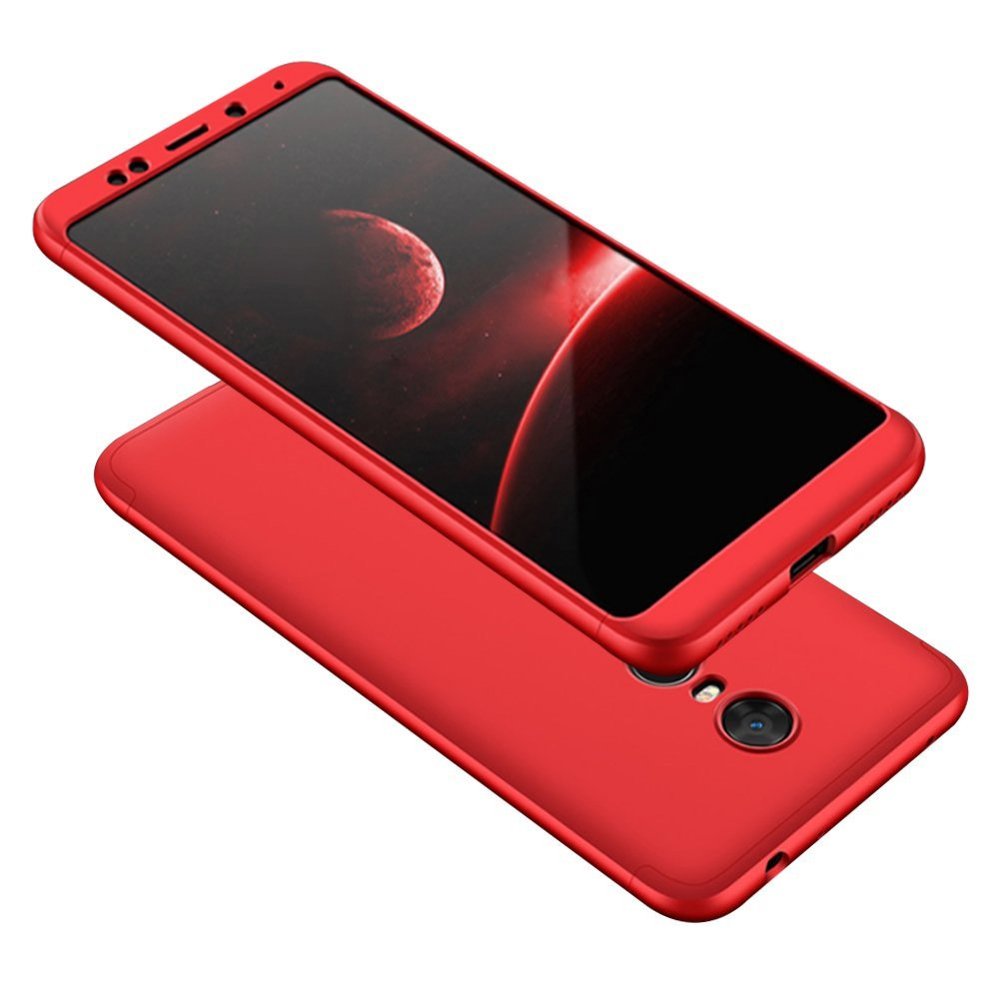 Pokrowiec GKK 360 Protection Case czerwony Xiaomi Redmi 5 Plus
