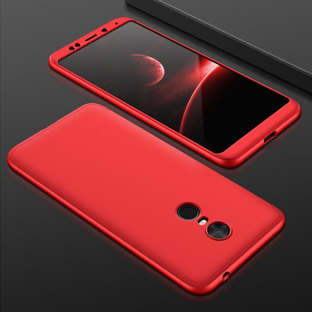 Pokrowiec GKK 360 Protection Case czerwony Xiaomi Redmi 5 Plus / 2