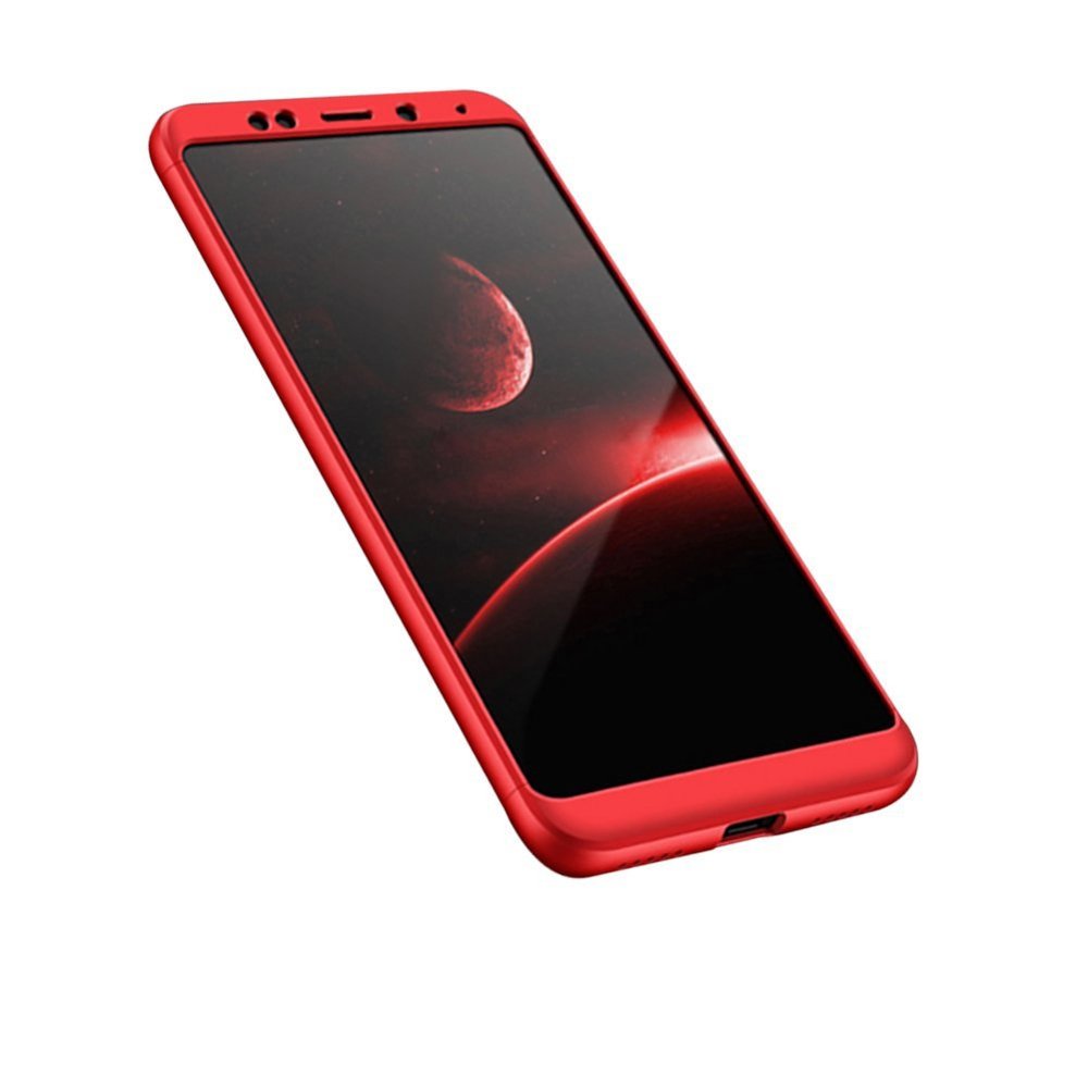 Pokrowiec GKK 360 Protection Case czerwony Xiaomi Redmi 5 Plus / 3