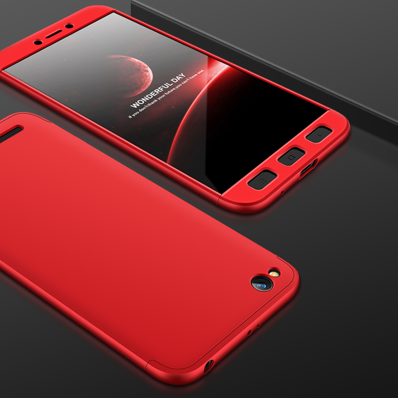 Pokrowiec GKK 360 Protection Case czerwony Xiaomi Redmi 5A / 4