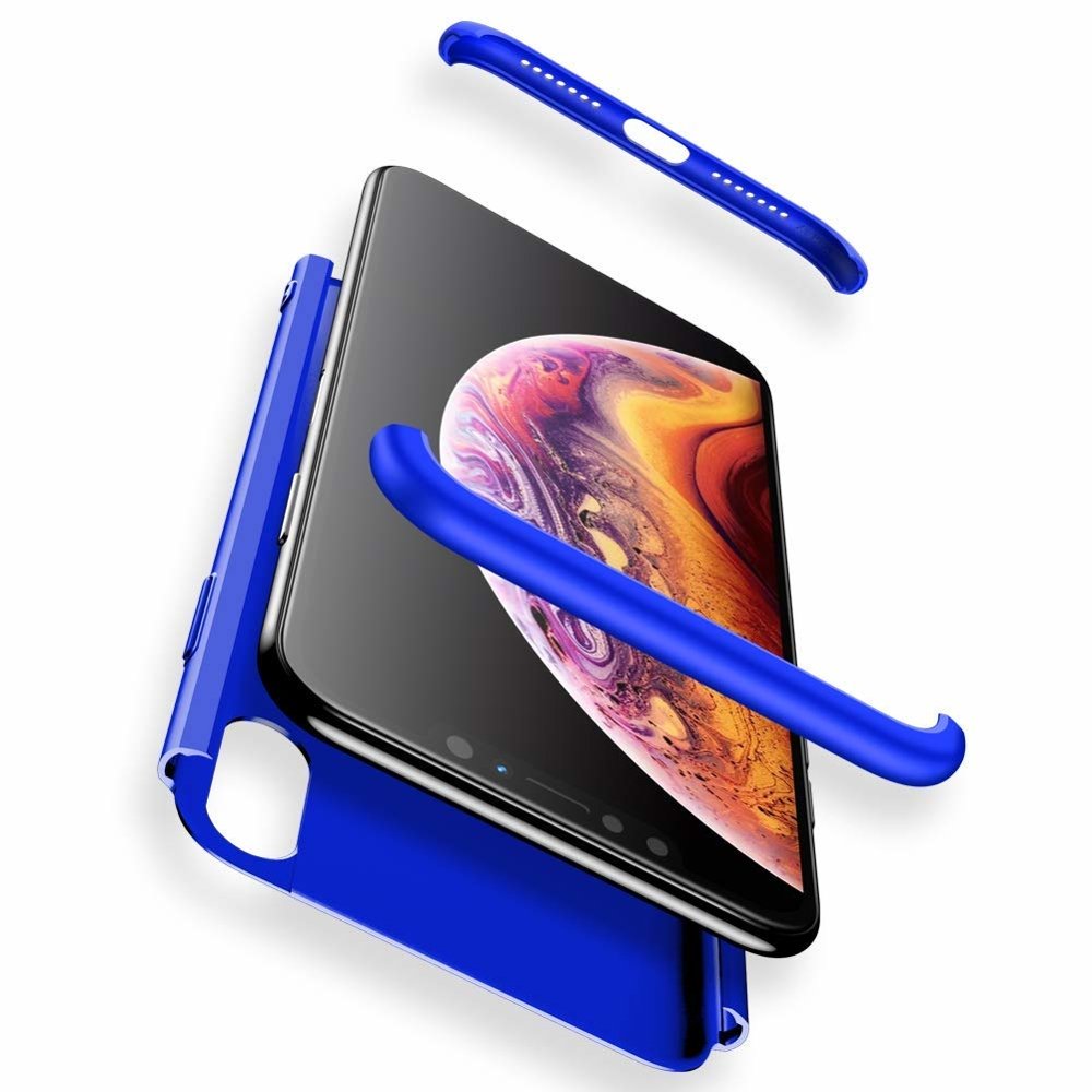 Pokrowiec GKK 360 Protection Case niebieski Apple iPhone XS Max / 4
