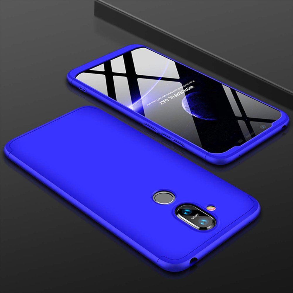 Pokrowiec GKK 360 Protection Case niebieski Nokia 8.1 / 4