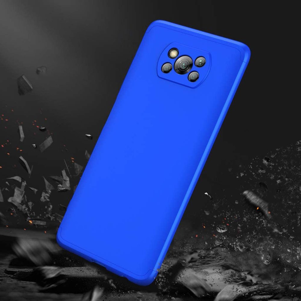 Pokrowiec GKK 360 Protection Case niebieski Xiaomi POCO X3 NFC / 4