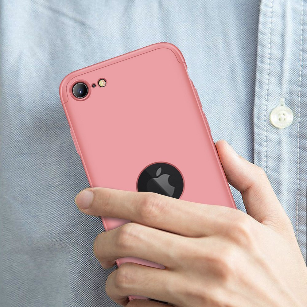 Pokrowiec GKK 360 Protection Case r�owy Apple iPhone SE 2020 / 8