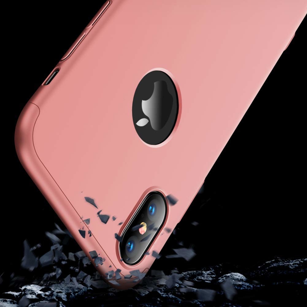 Pokrowiec GKK 360 Protection Case r�owy Apple iPhone XS Max / 3