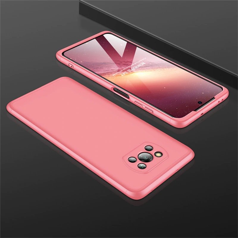 Pokrowiec GKK 360 Protection Case r�owy Xiaomi POCO X3 NFC / 6