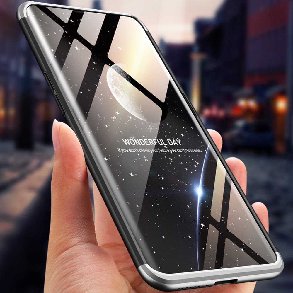 Pokrowiec GKK 360 Protection Case srebrny Oppo Find X / 2 Pokrowiec GKK 360 Protection Case srebrny Oppo Find X / 2