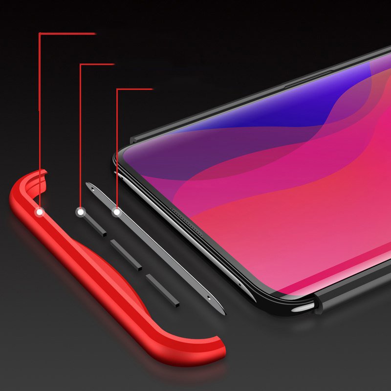 Pokrowiec GKK 360 Protection Case srebrny Oppo Find X / 6 Pokrowiec GKK 360 Protection Case srebrny Oppo Find X / 6