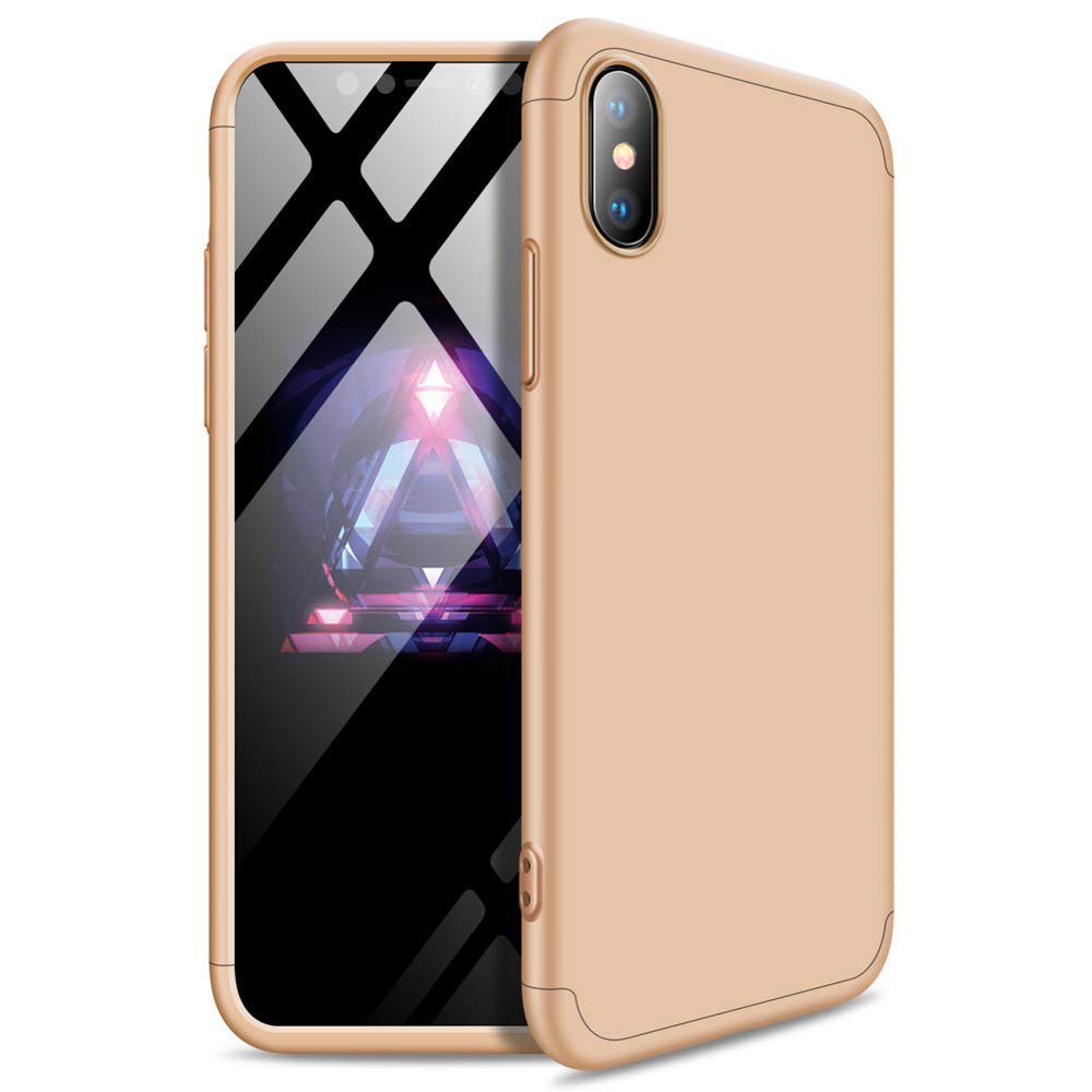 Pokrowiec GKK 360 Protection Case z�oty Apple iPhone XS Max