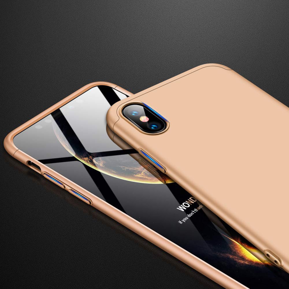 Pokrowiec GKK 360 Protection Case z�oty Apple iPhone XS Max / 3