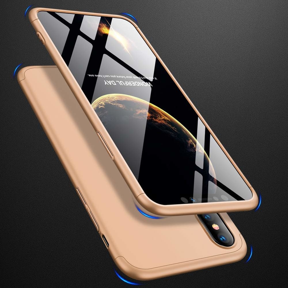 Pokrowiec GKK 360 Protection Case z�oty Apple iPhone XS Max / 6