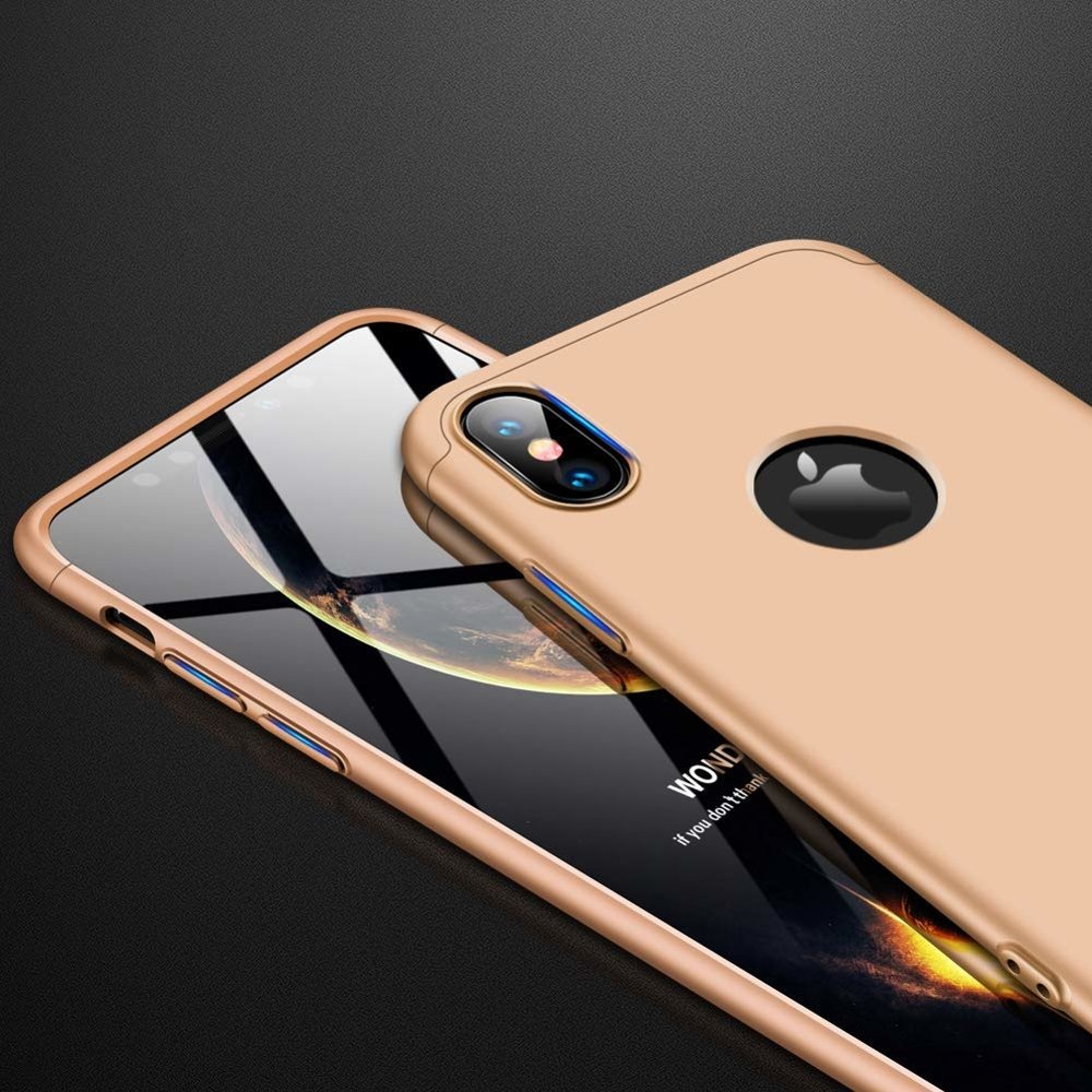 Pokrowiec GKK 360 Protection Case z�oty Apple iPhone XS Max / 3
