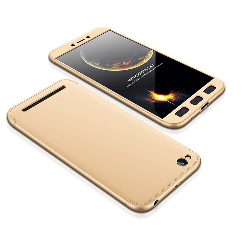 Pokrowiec GKK 360 Protection Case z�oty Xiaomi Redmi 5A