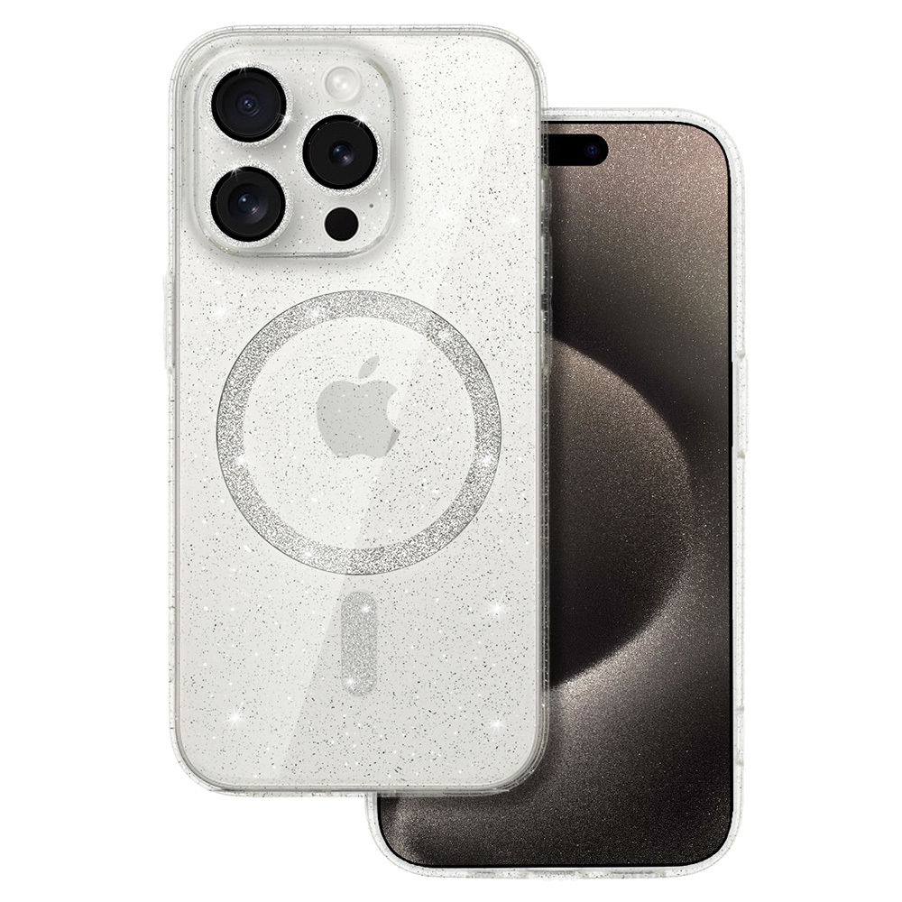Pokrowiec Glitter Magsafe Case przeroczysty Apple iPhone 11