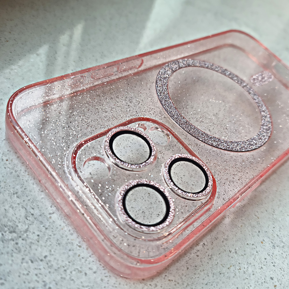 Pokrowiec Glitter Magsafe Case r�owy Apple iPhone 14 / 7