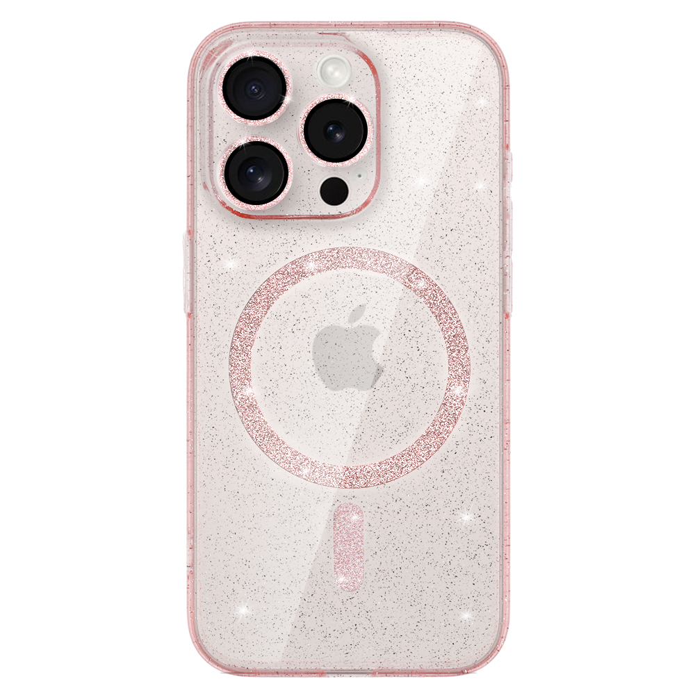 Pokrowiec Glitter Magsafe Case r�owy Apple iPhone 16 Pro / 2