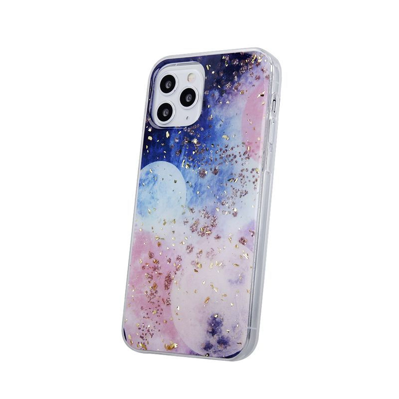 Pokrowiec Gold Glam wz�r galactic Apple iPhone 13 Pro Max