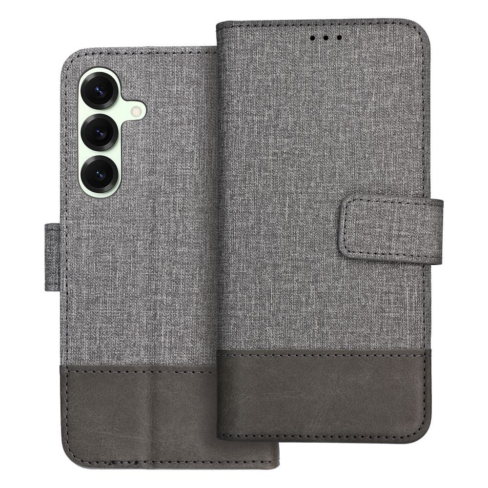 Pokrowiec GOMMA Book szary Samsung Galaxy S25