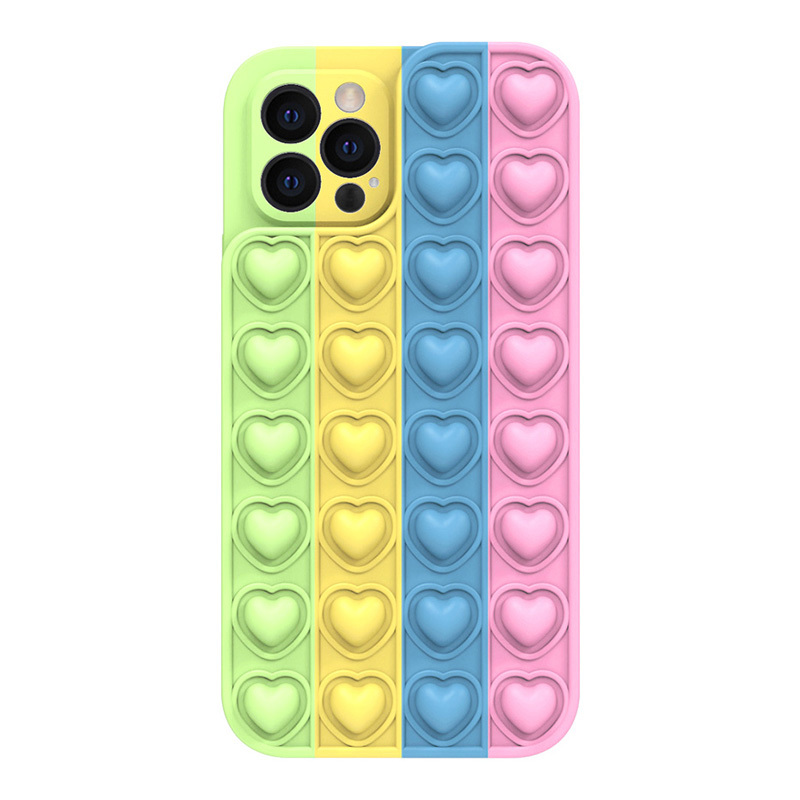 Pokrowiec Heart Pop It Case Serca wz�r 4 Apple iPhone XR