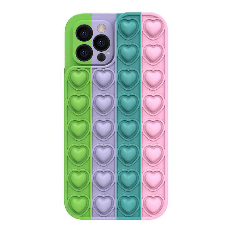 Pokrowiec Heart Pop It Case Serca wz�r 5 Apple iPhone XS