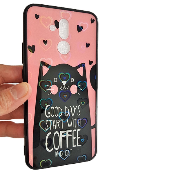 Pokrowiec Hearts wz�r kot Apple iPhone 5s / 7