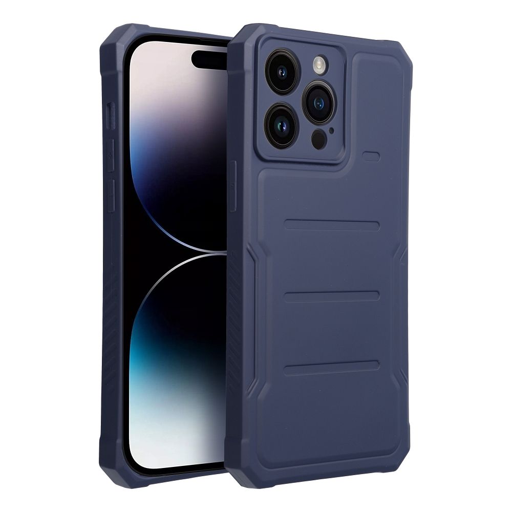 Pokrowiec Heavy Duty niebieski Apple iPhone 14 Pro Max / 2 Pokrowiec Heavy Duty niebieski Apple iPhone 14 Pro Max / 2