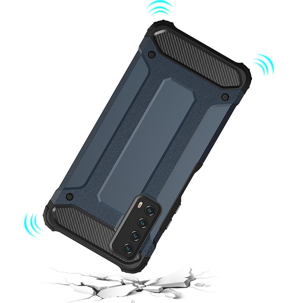 Pokrowiec Hybrid Armor pancerny czarny Huawei p Smart 2021 / 8