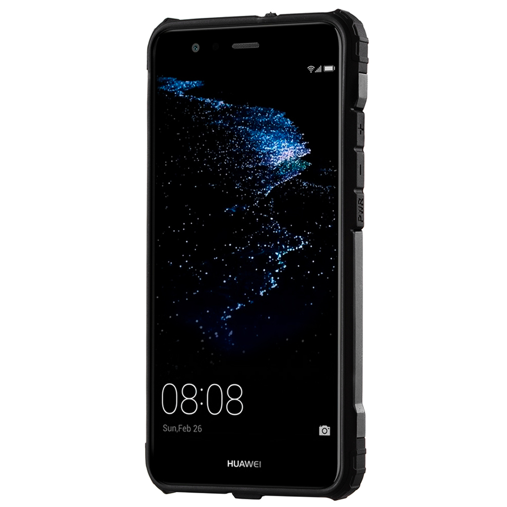Pokrowiec Hybrid Armor pancerny czarny Huawei P10 Lite / 3
