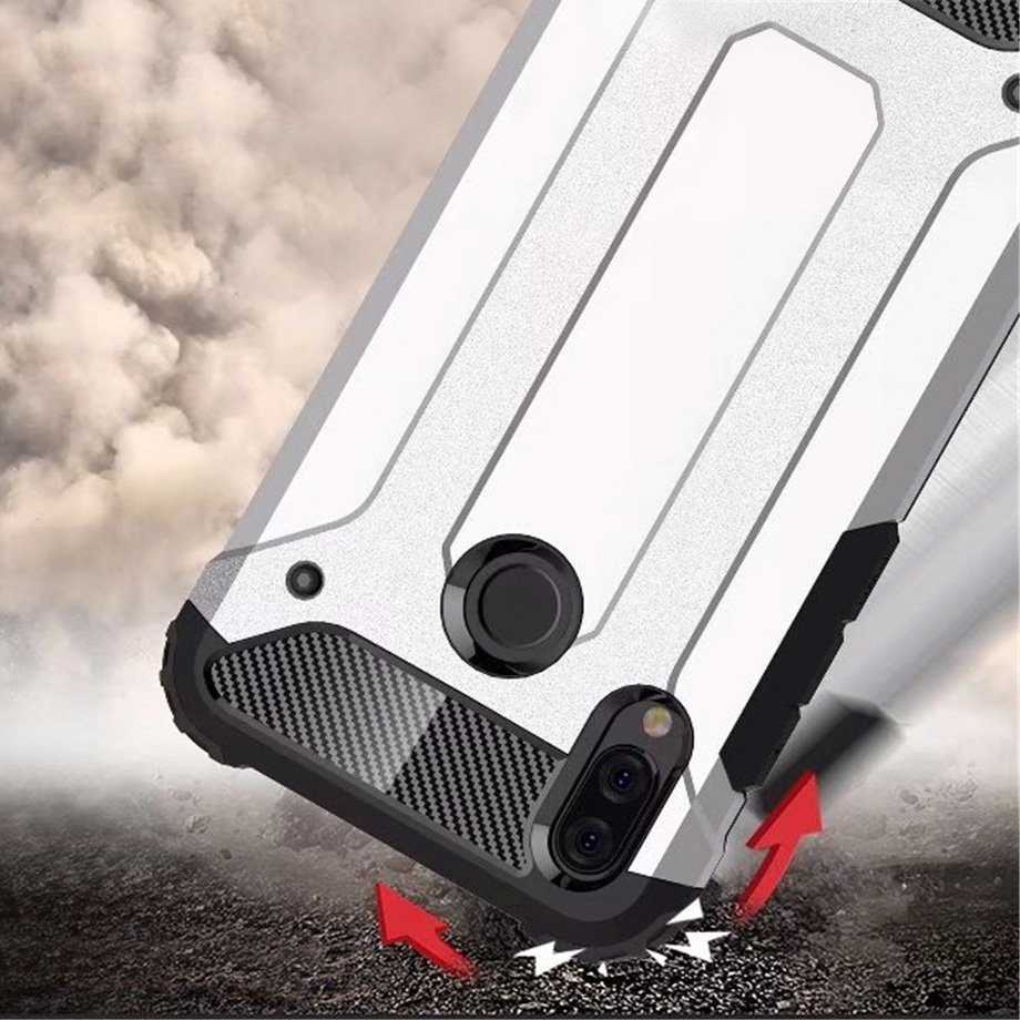 Pokrowiec Hybrid Armor pancerny czarny Huawei P20 Lite / 2