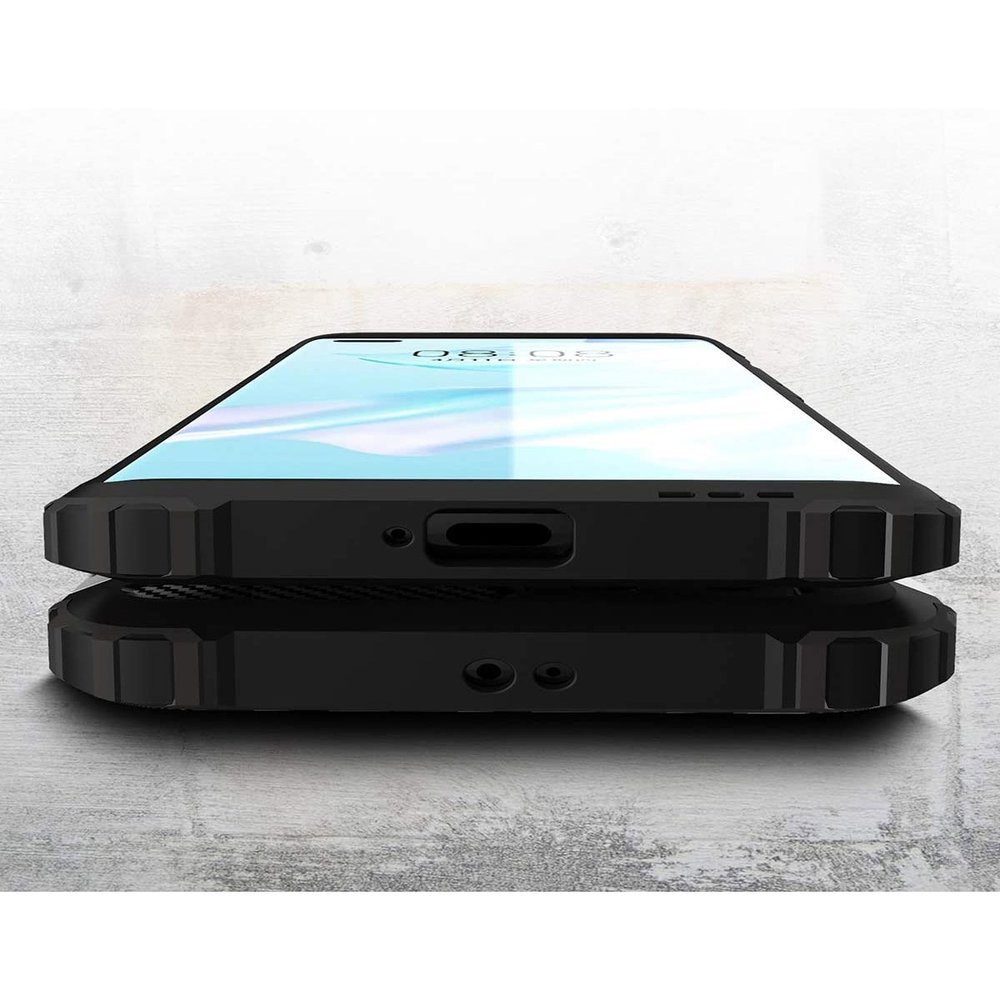 Pokrowiec Hybrid Armor pancerny czarny Huawei P40 Pro / 7